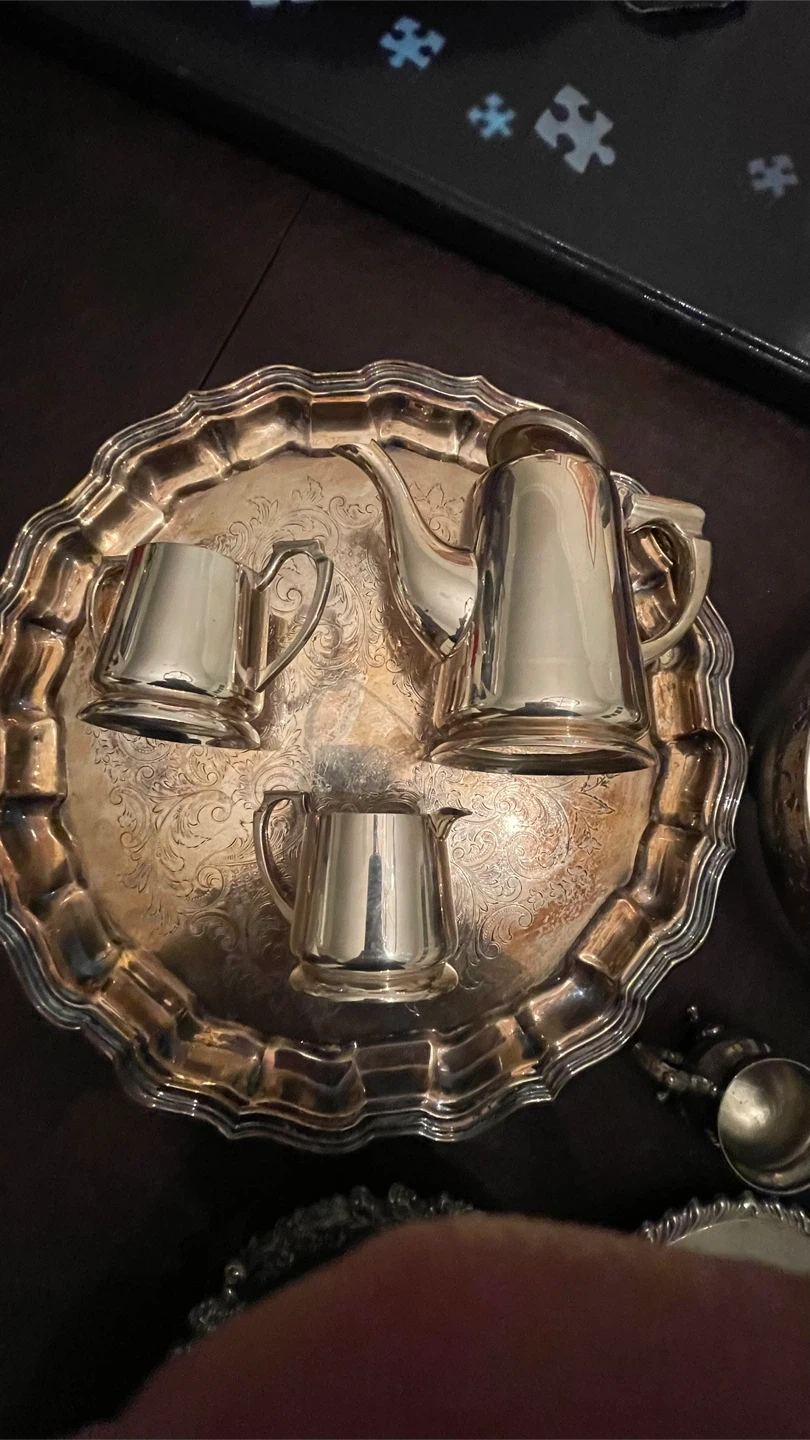 Various vintage  Silver-plate pieces
