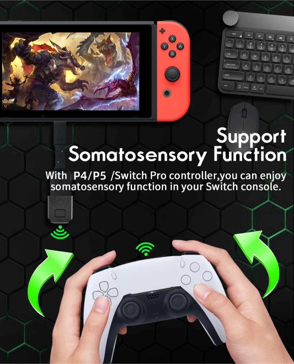 Wireless Controller Adapter for P4/P5/Switch Pro 🥕 - photo 5
