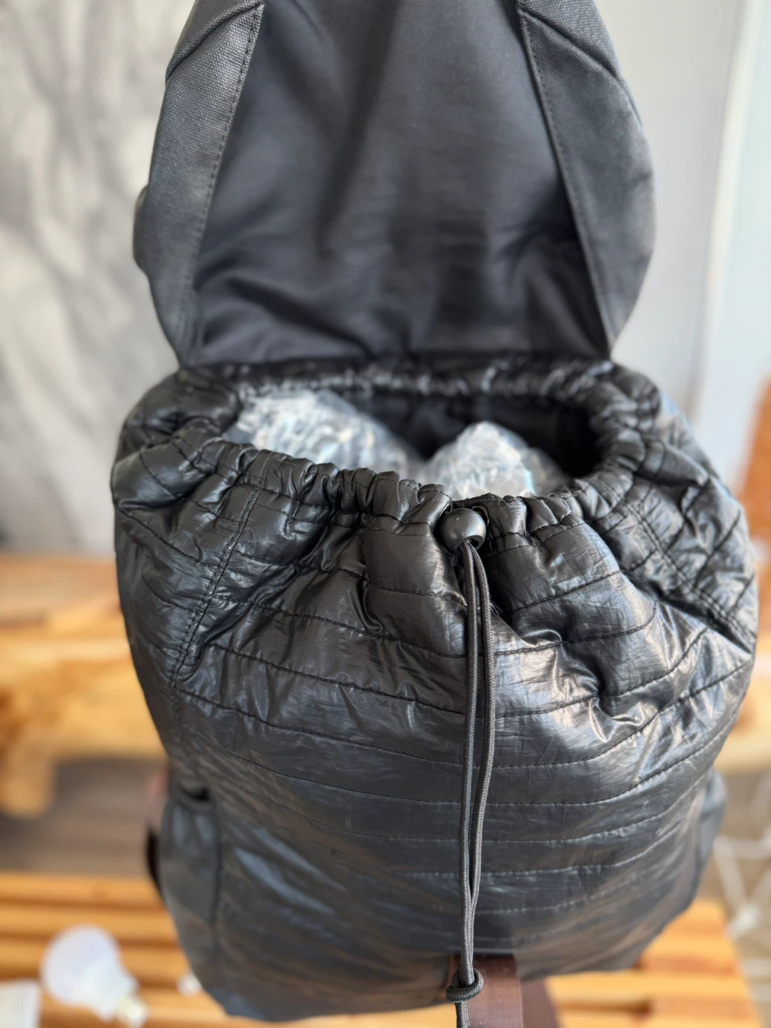 Black Quilted Backpack - photo 4