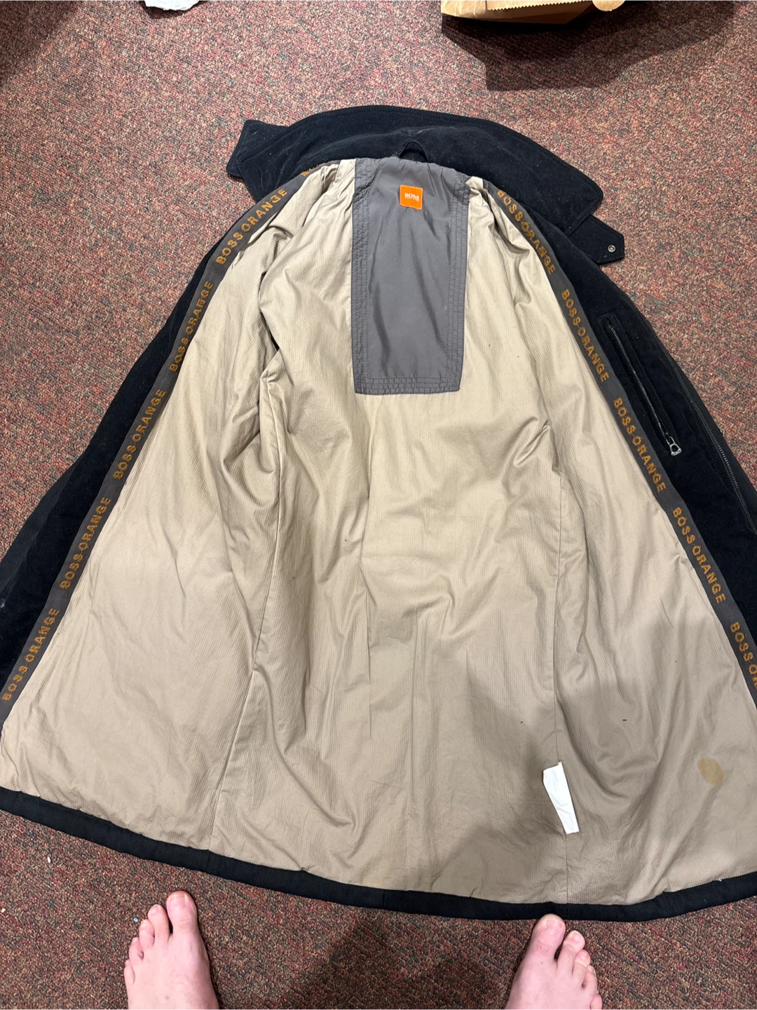 Hugo Boss Orange Black Jacket