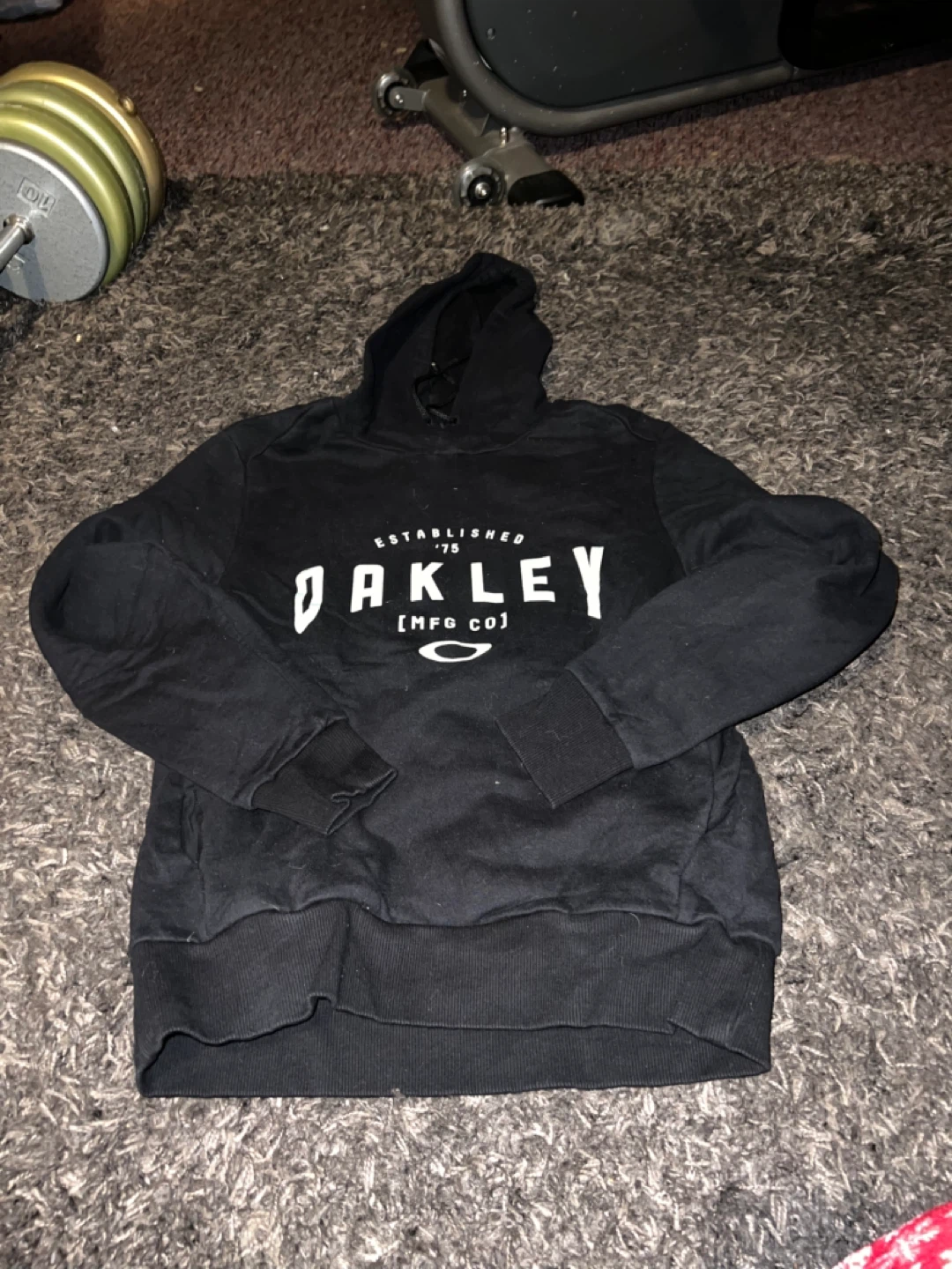 Oakley Black Hoodie, Size M