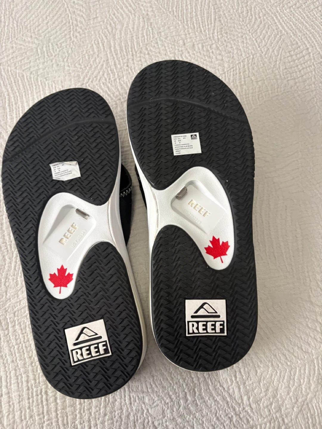 Reef Canada White/Black Flip Flops - photo 4