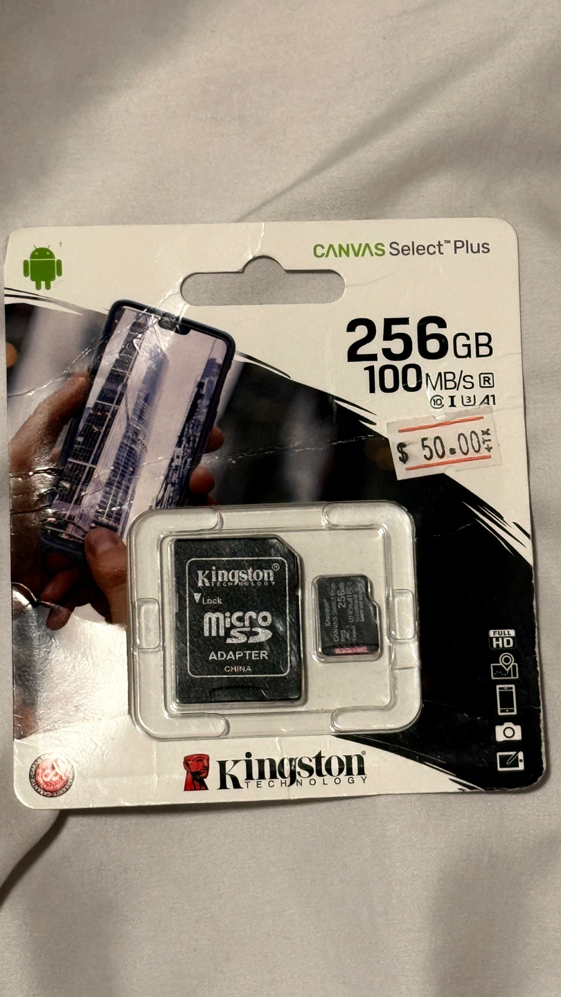 Kingston Canvas Select Plus 256GB Micro SD Card