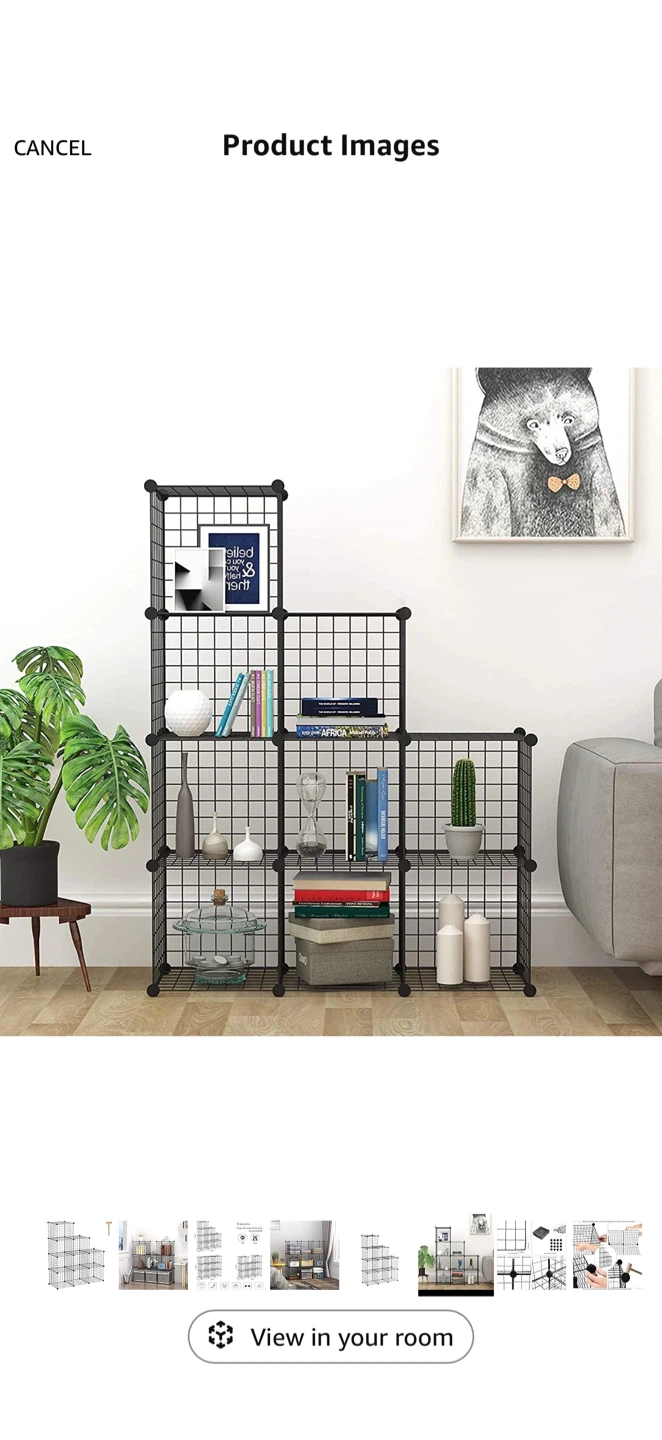 Wire Cube Storage Shelves - photo 2