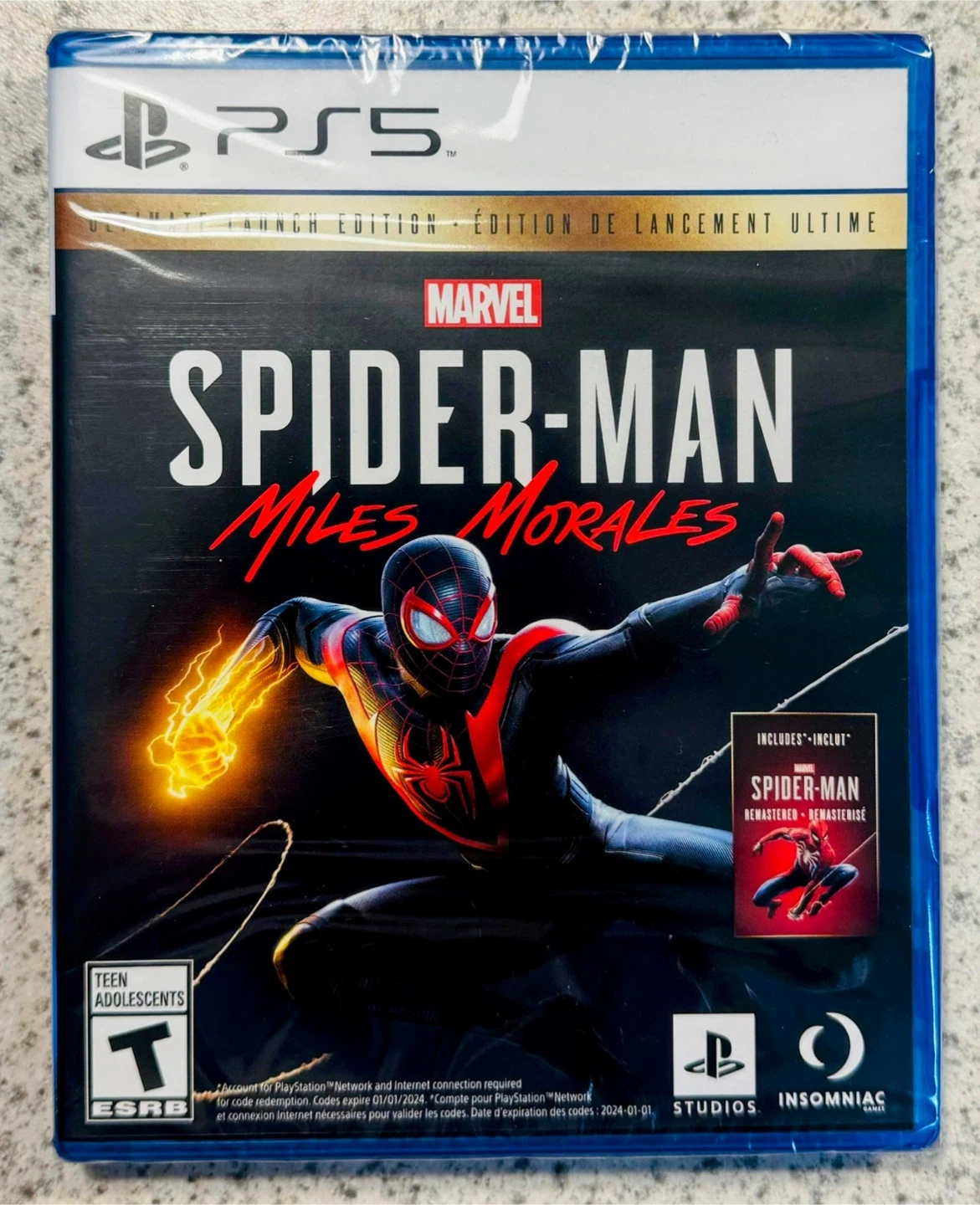 Factory sealed Marvel Spider-Man: Miles Morales PS5