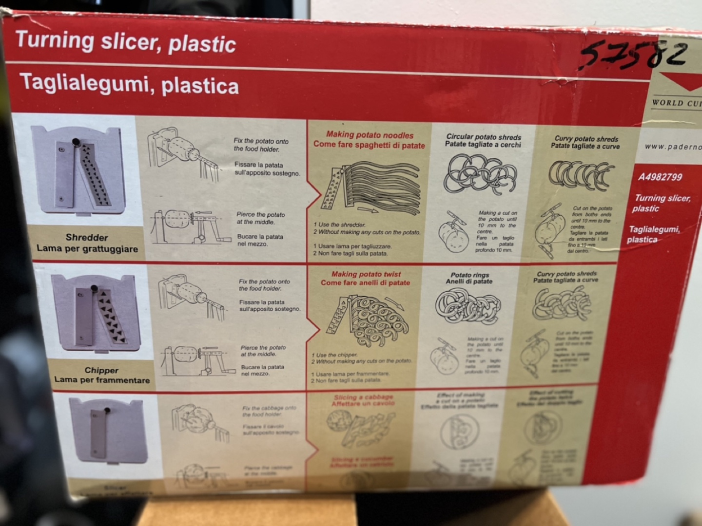 Brand New-World Cuisine Turning Slicer - photo 2