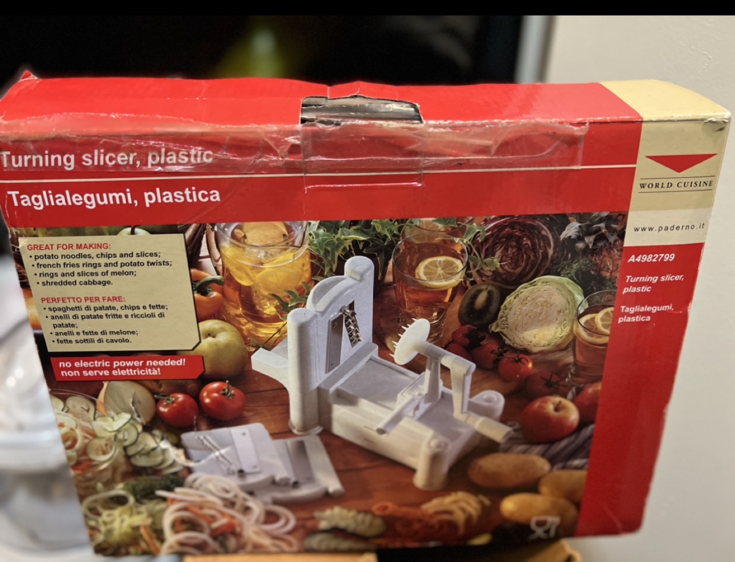 Brand New-World Cuisine Turning Slicer