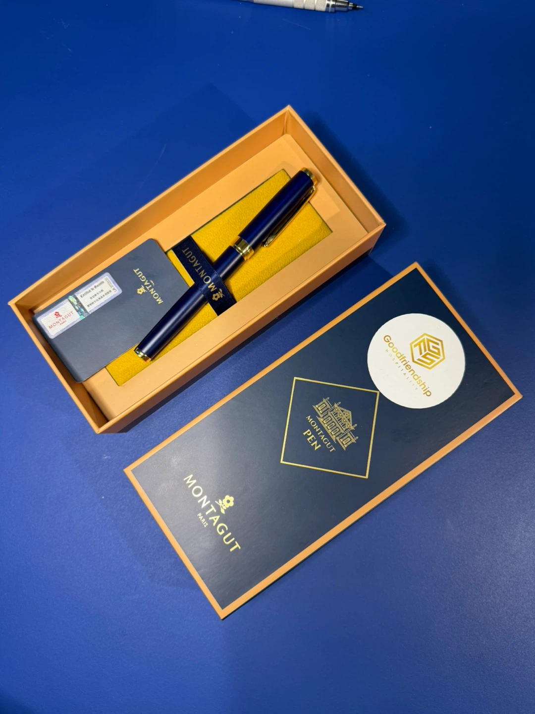 Montagut Paris Ball Pen- blue ink- New in box