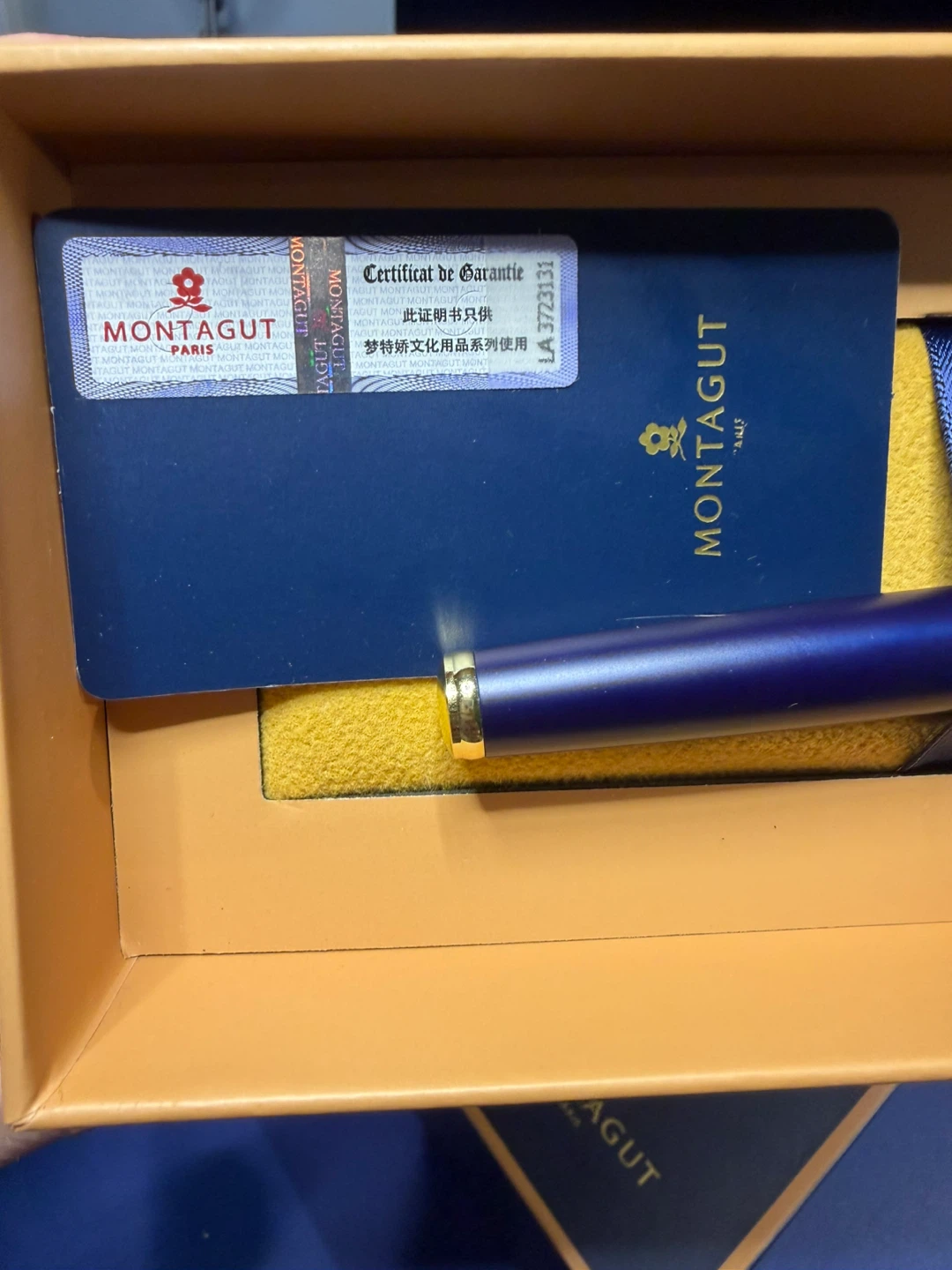 Montagut Paris Ball Pen- blue ink- New in box - photo 2