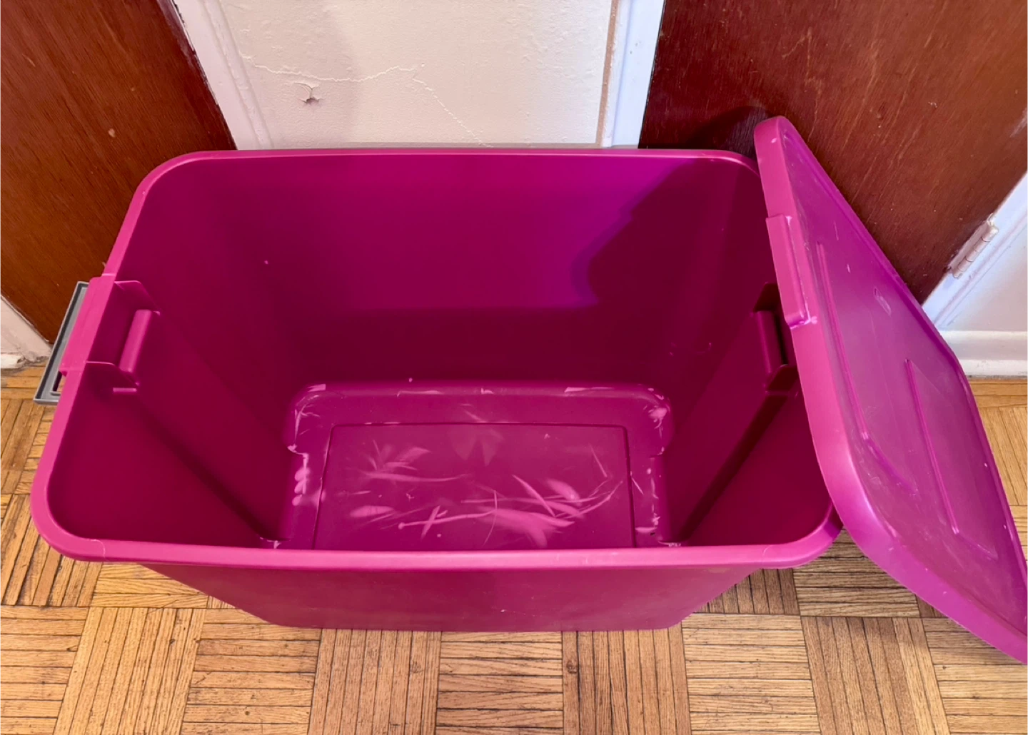 Sterilite Pink Storage Bin - photo 3