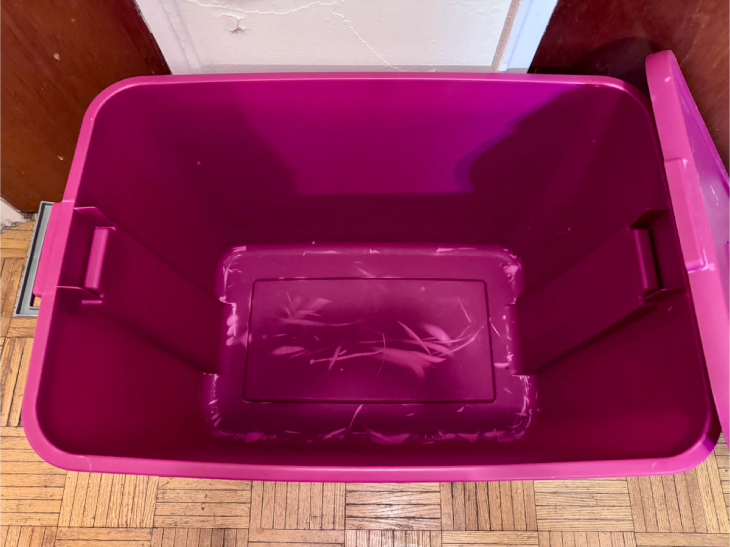 Sterilite Pink Storage Bin - photo 4