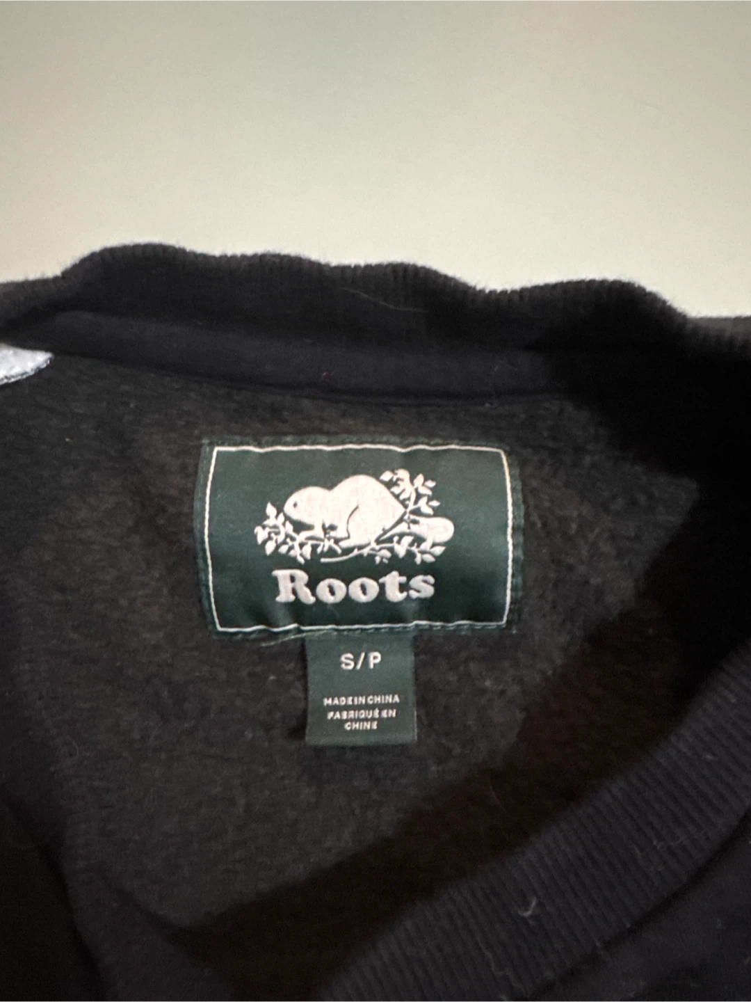 Roots Canada Black & White Sweatshirt - Size S - photo 2