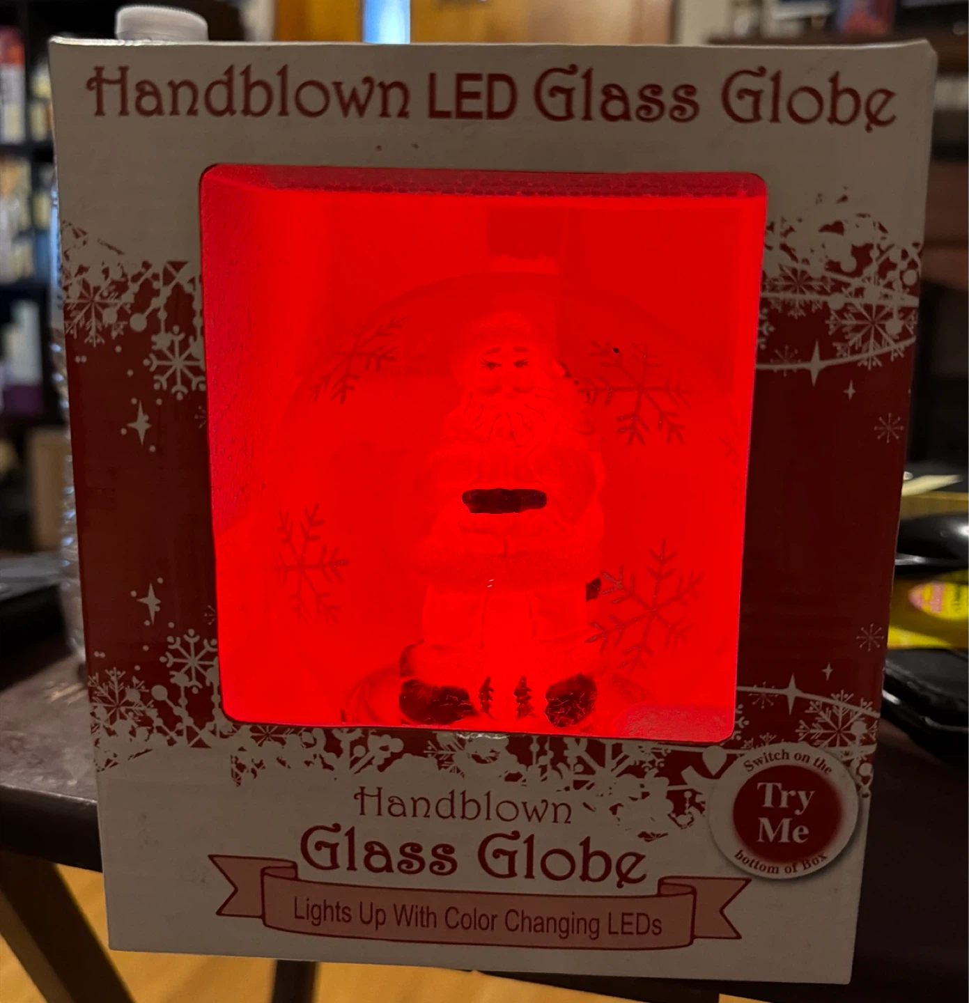 Handblown LED Glass Globe - Color Changing - photo 2