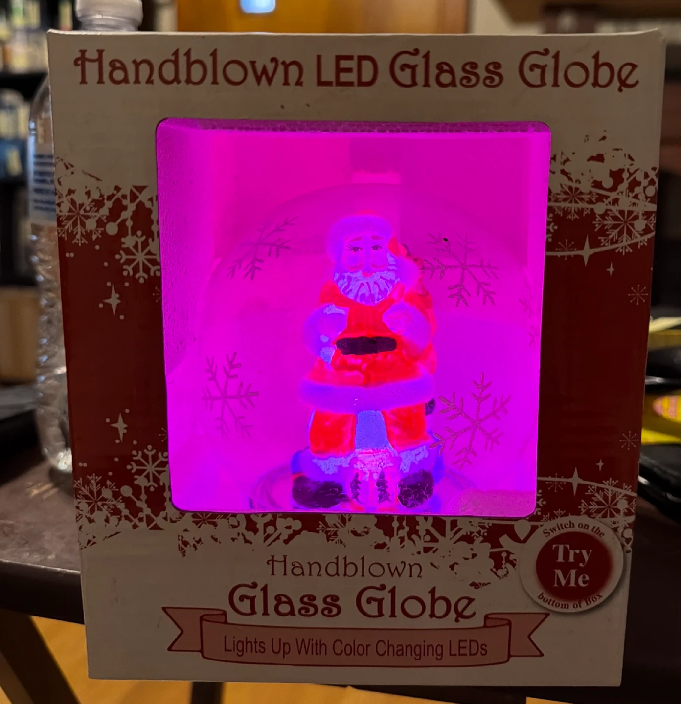Handblown LED Glass Globe - Color Changing - photo 3