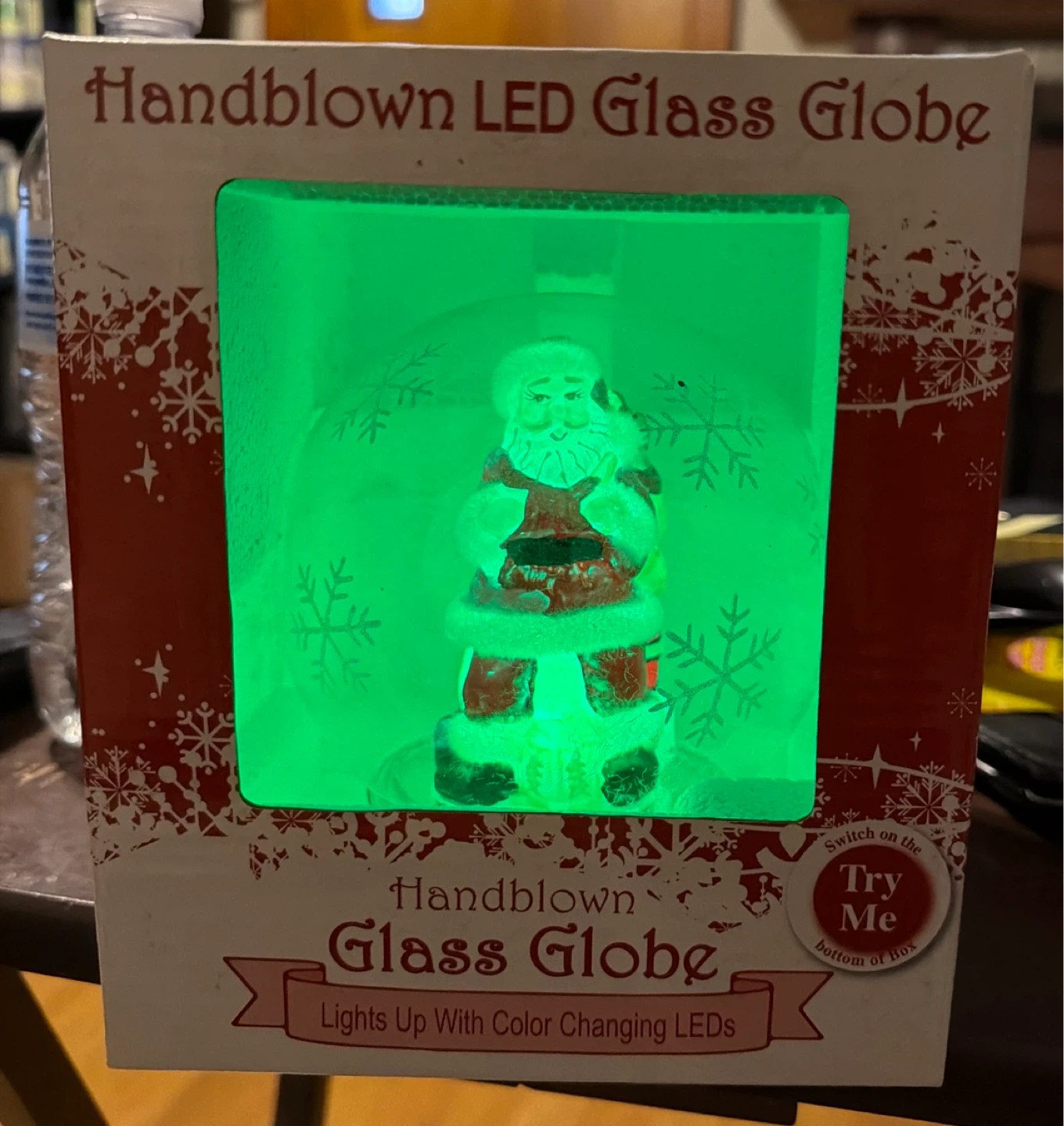 Handblown LED Glass Globe - Color Changing - photo 4
