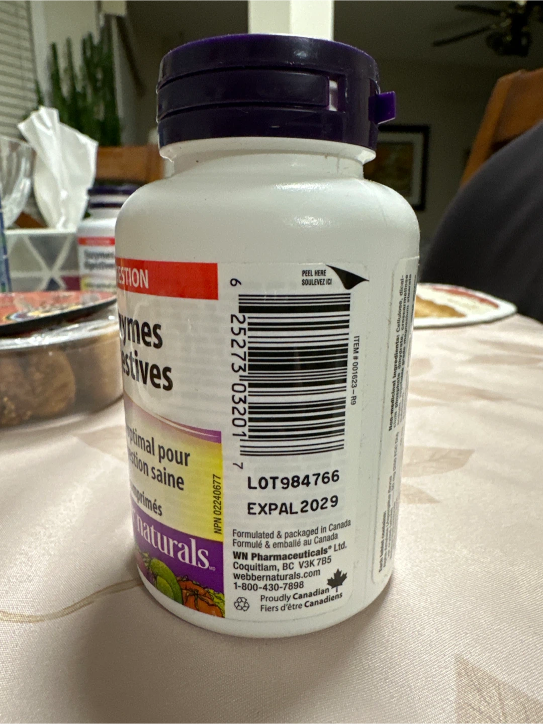Webber Naturals Digestive Enzymes, 90 Tablets - photo 2