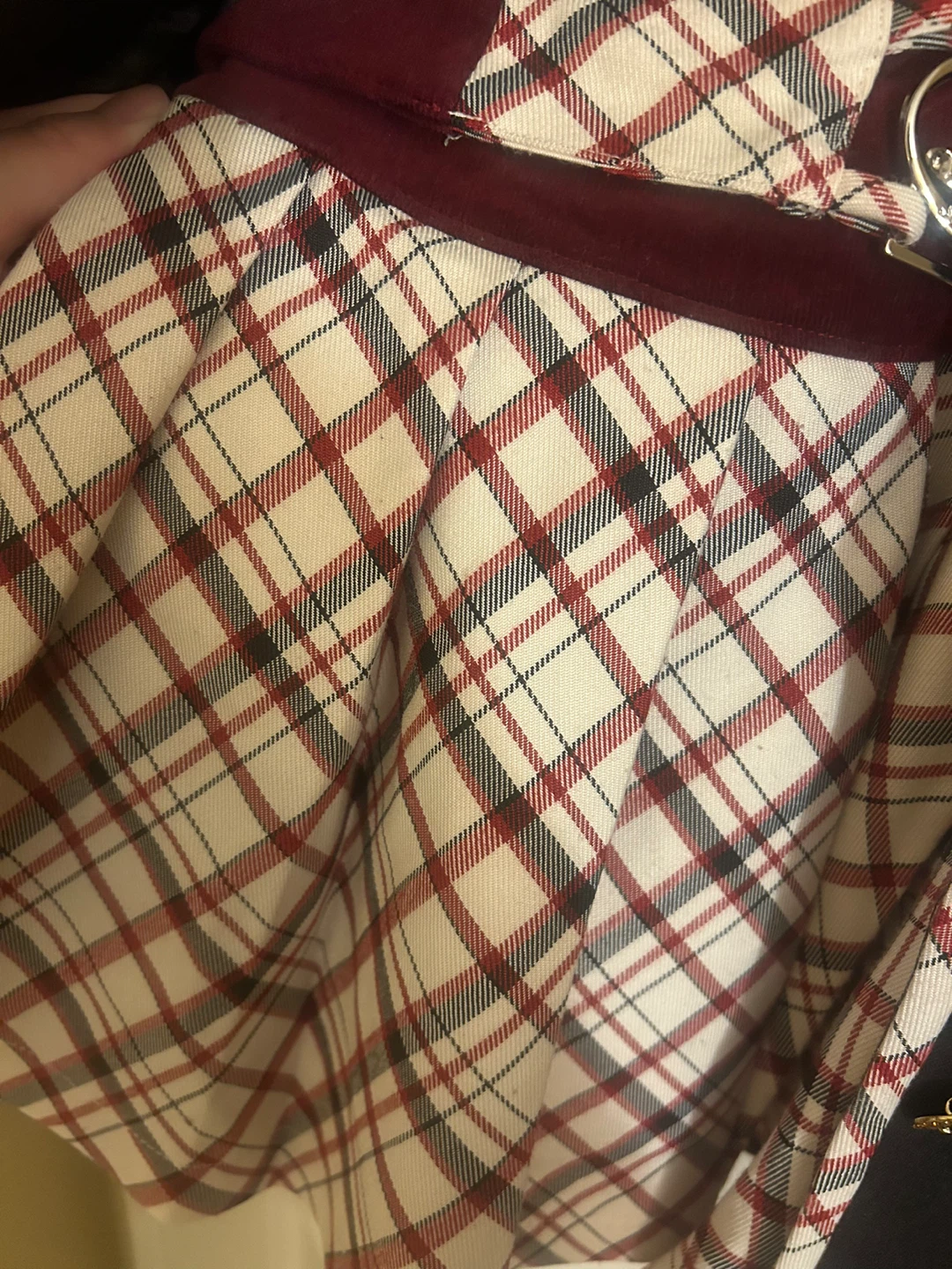 Plaid Skirt & Black Blazer Set size Xs- S - photo 3