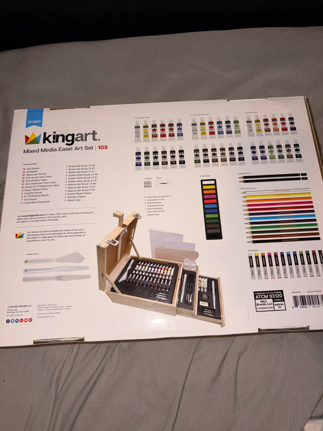 KingArt Mixed Media Easel Art Set 105 - photo 2