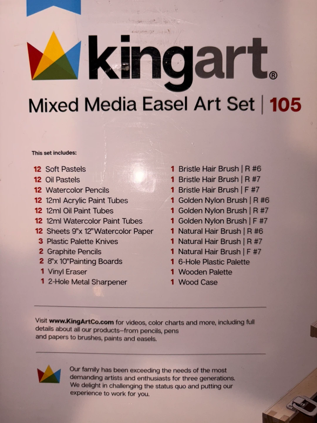 KingArt Mixed Media Easel Art Set 105 - photo 4