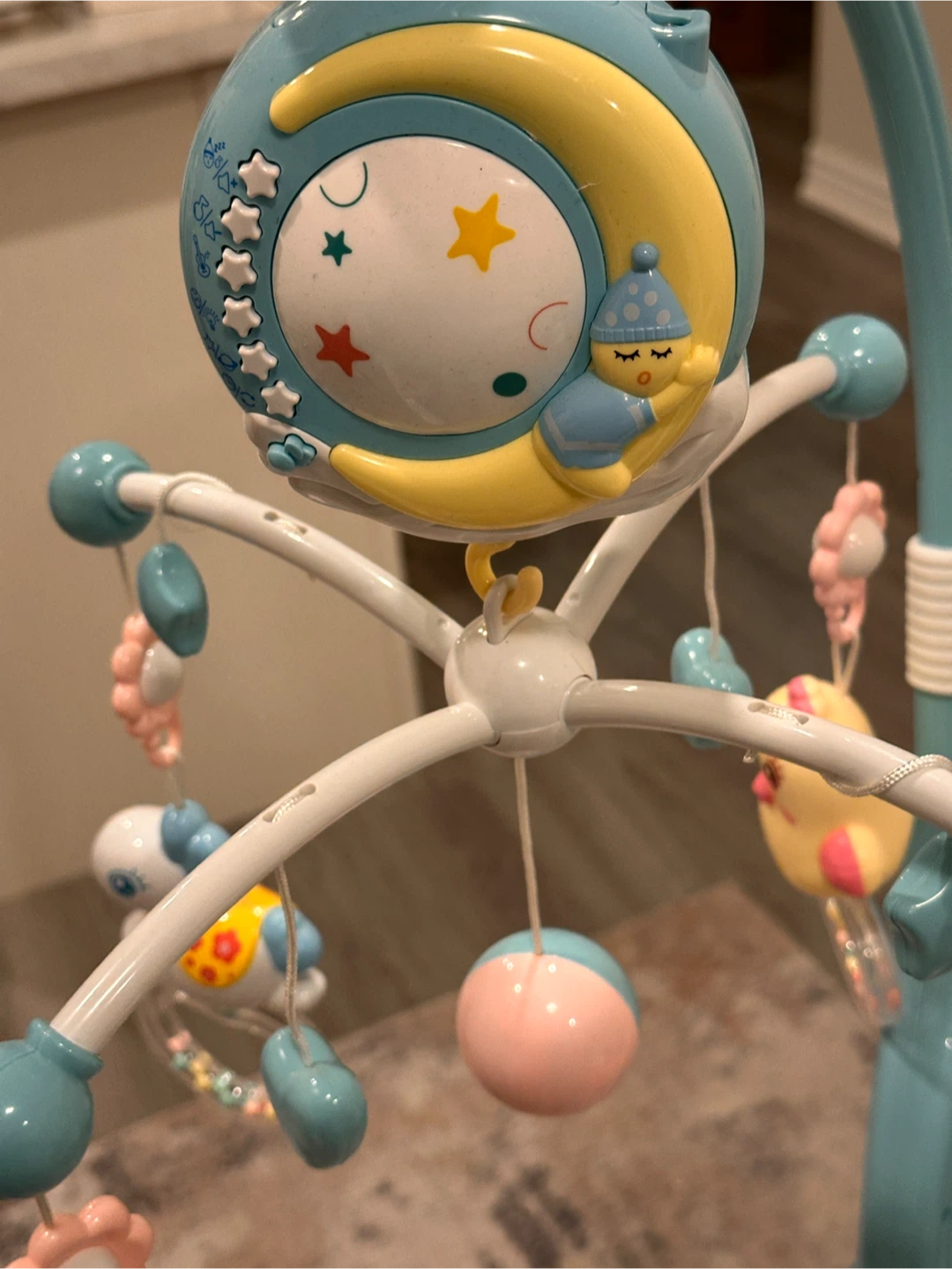 Baby Crib Mobile with Music & Lights