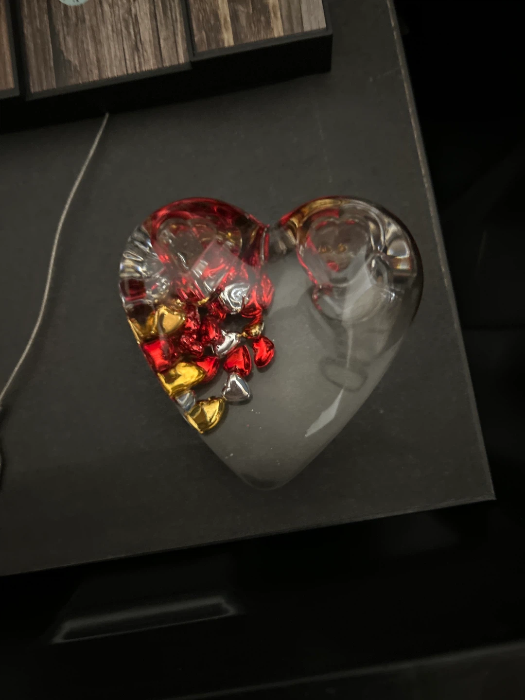 Heart-shaped Glass Decoration - photo 2