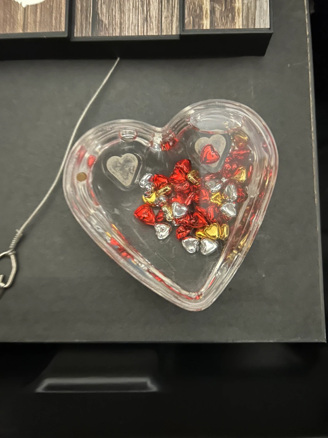 Heart-shaped Glass Decoration