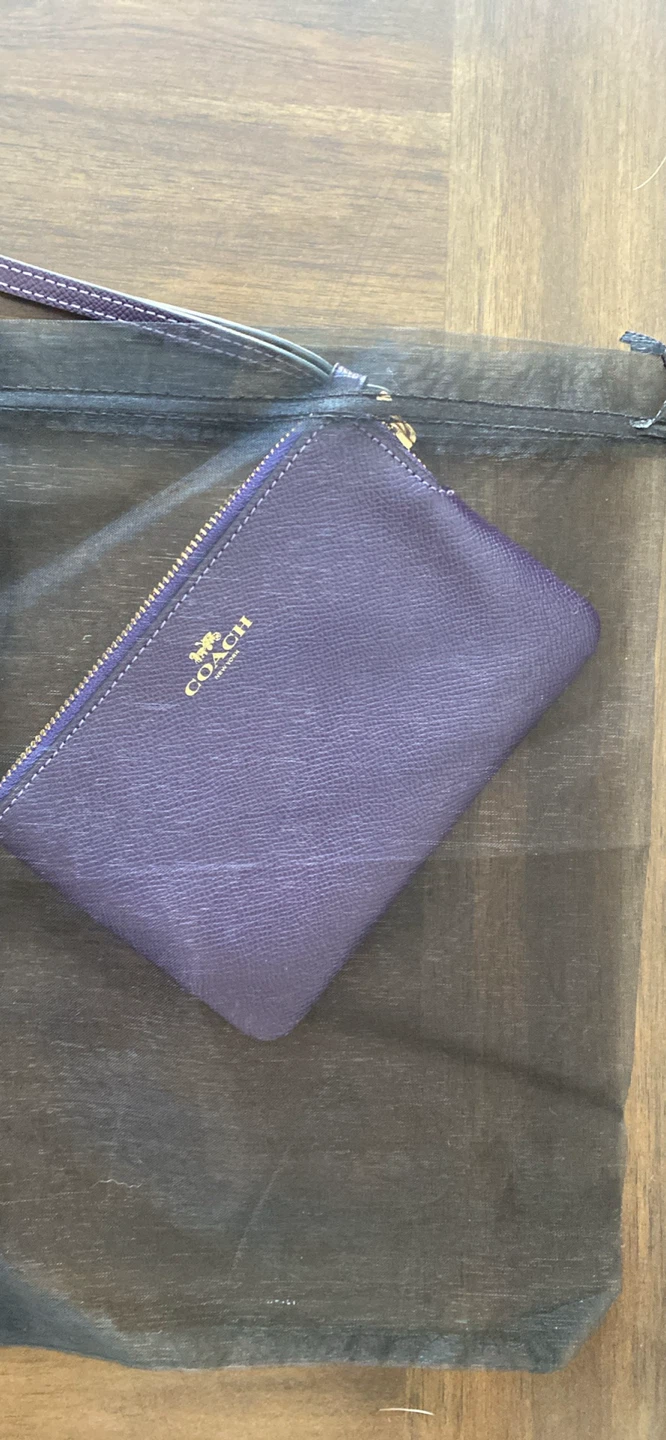 Coach Purple Wristlet - photo 4