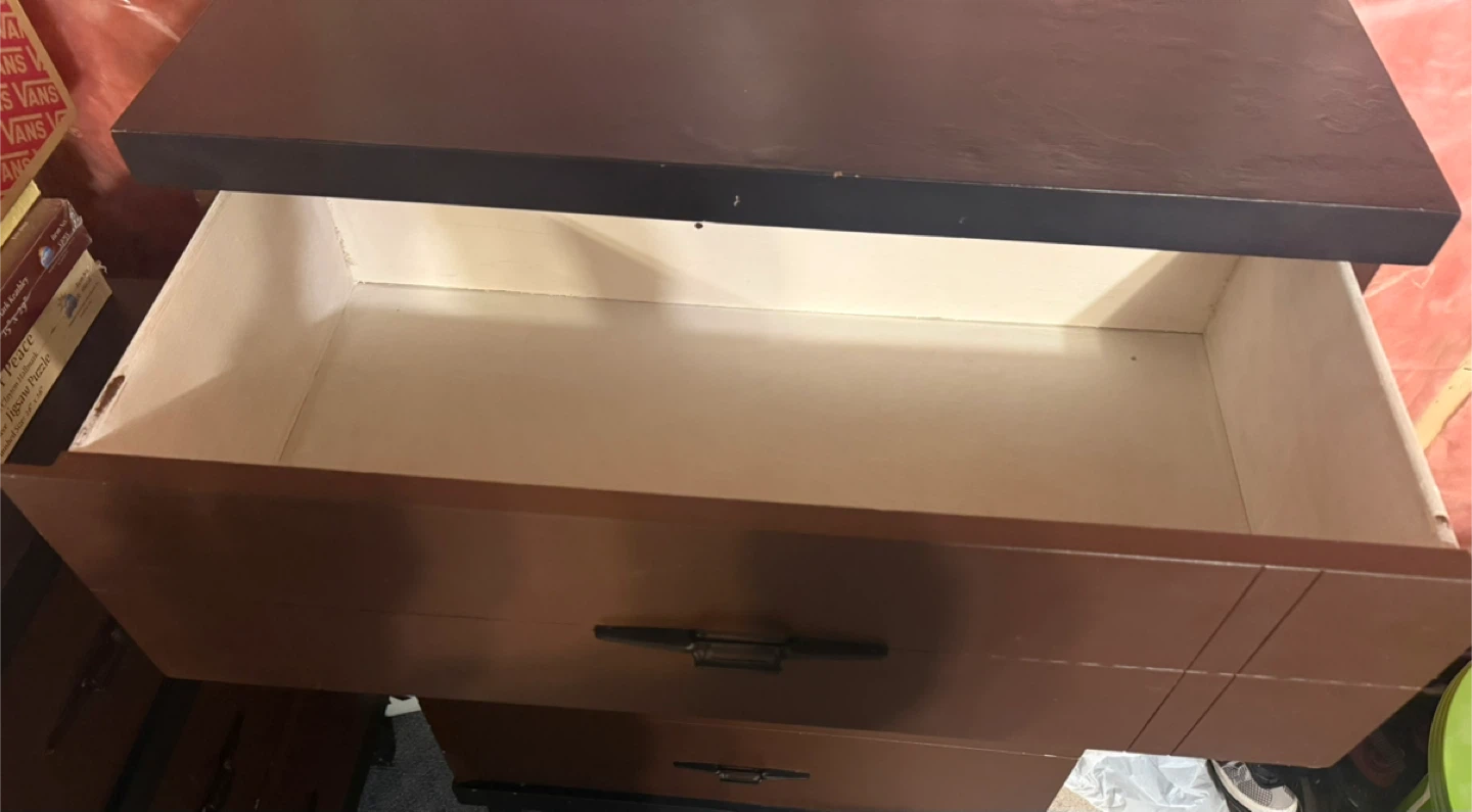 Brown Wooden Dresser - photo 5