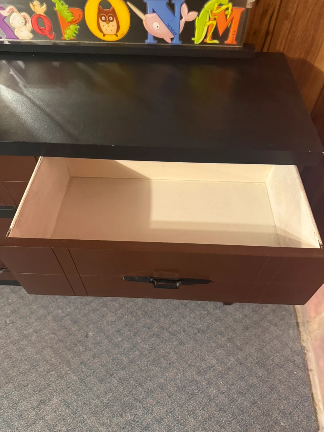 Brown Wooden Dresser - photo 2