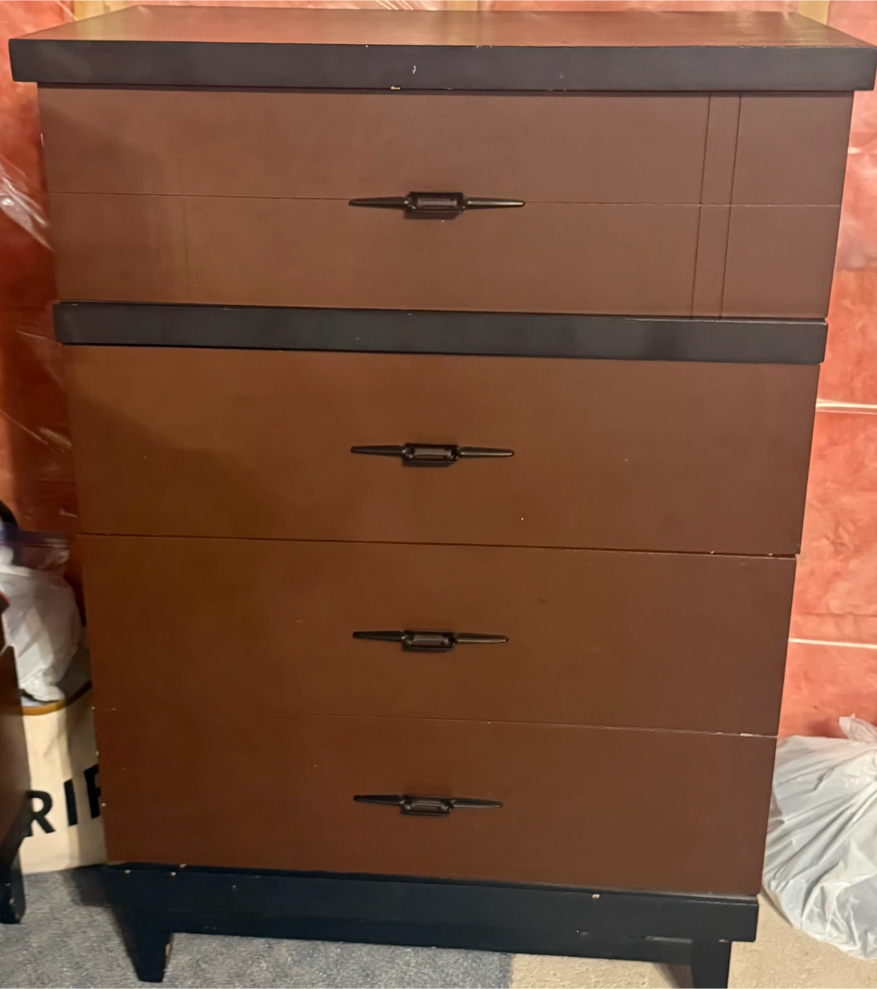 Brown Wooden Dresser - photo 4