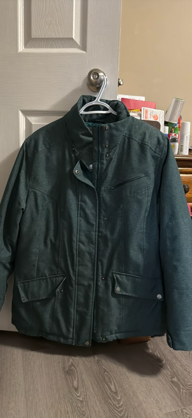 Women's Green Winter Jacket - photo 3