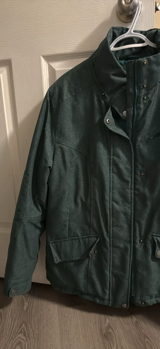 Women's Green Winter Jacket - photo 2
