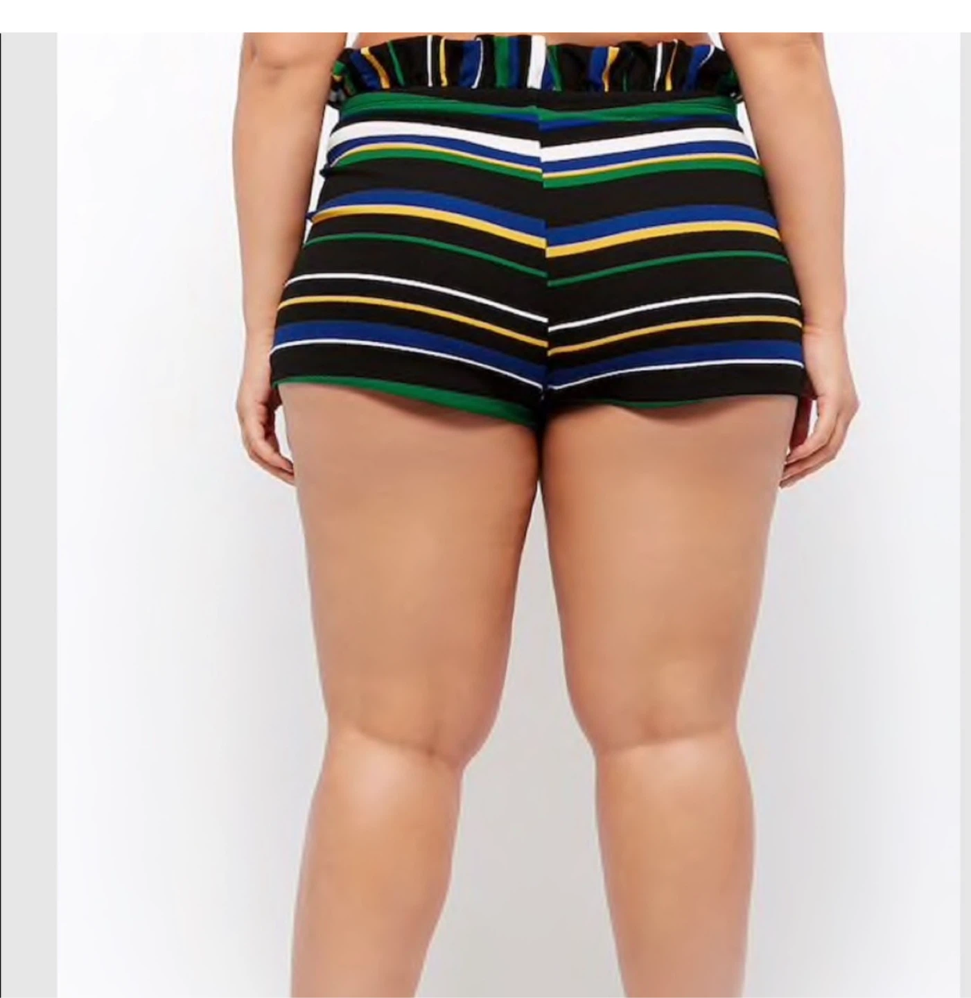 Plus size paper bag ruffle shorts so cute NWOT - photo 3