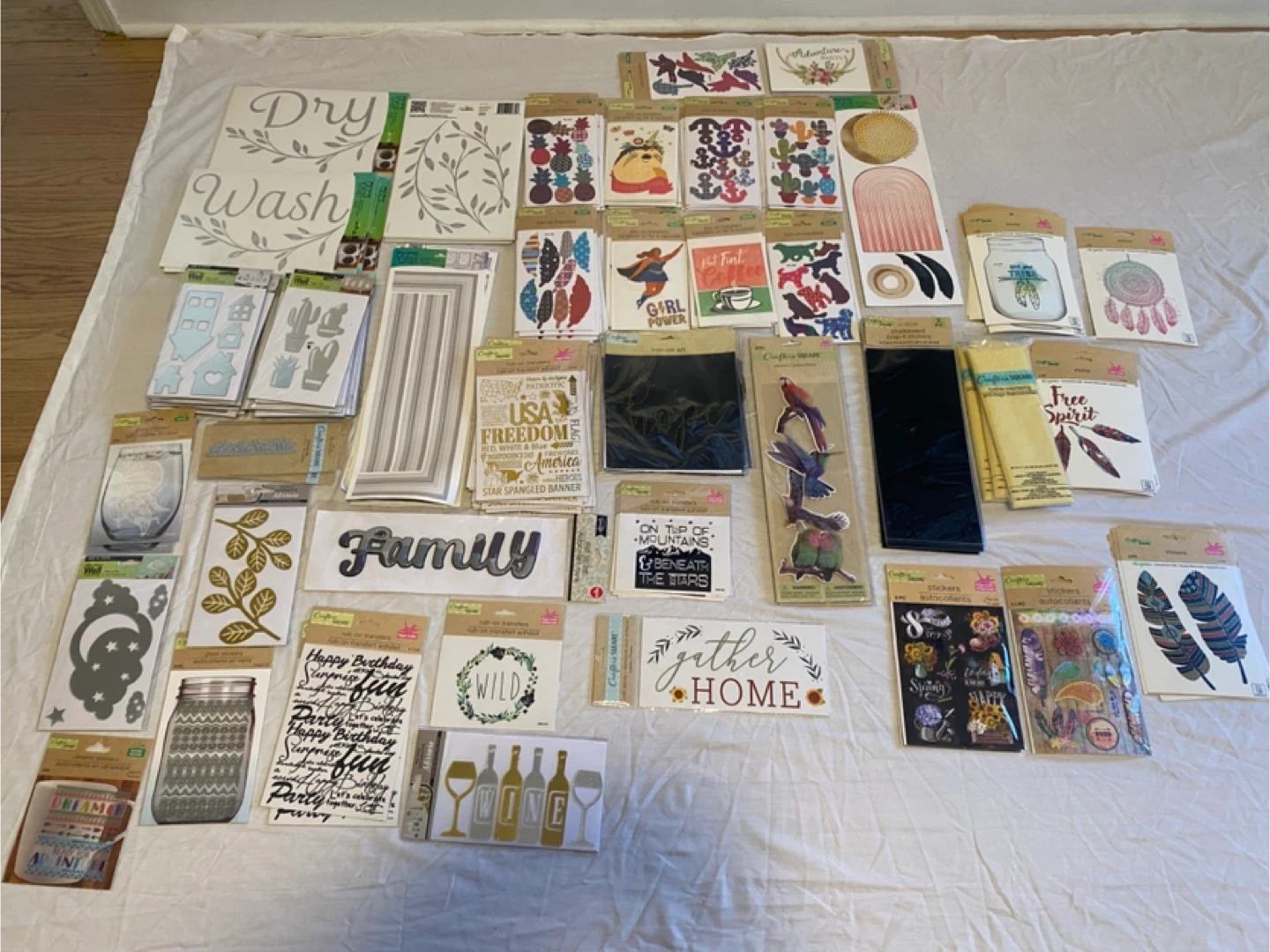 Craft Square Wall Decor Stickers & Iron-On Transfers - photo 4