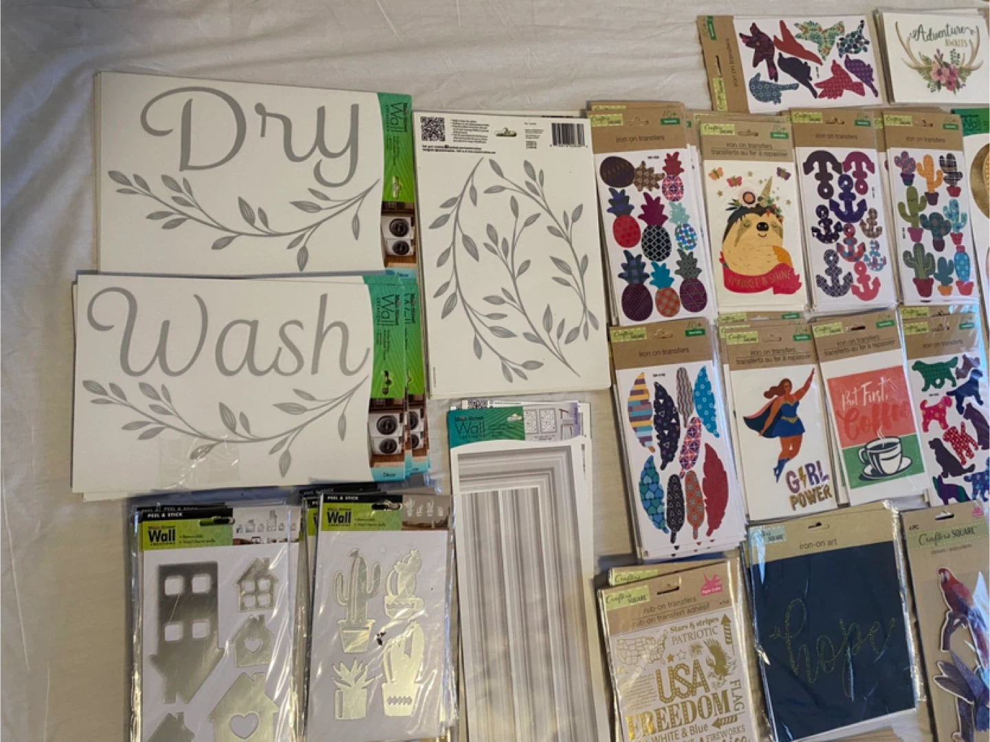 Craft Square Wall Decor Stickers & Iron-On Transfers