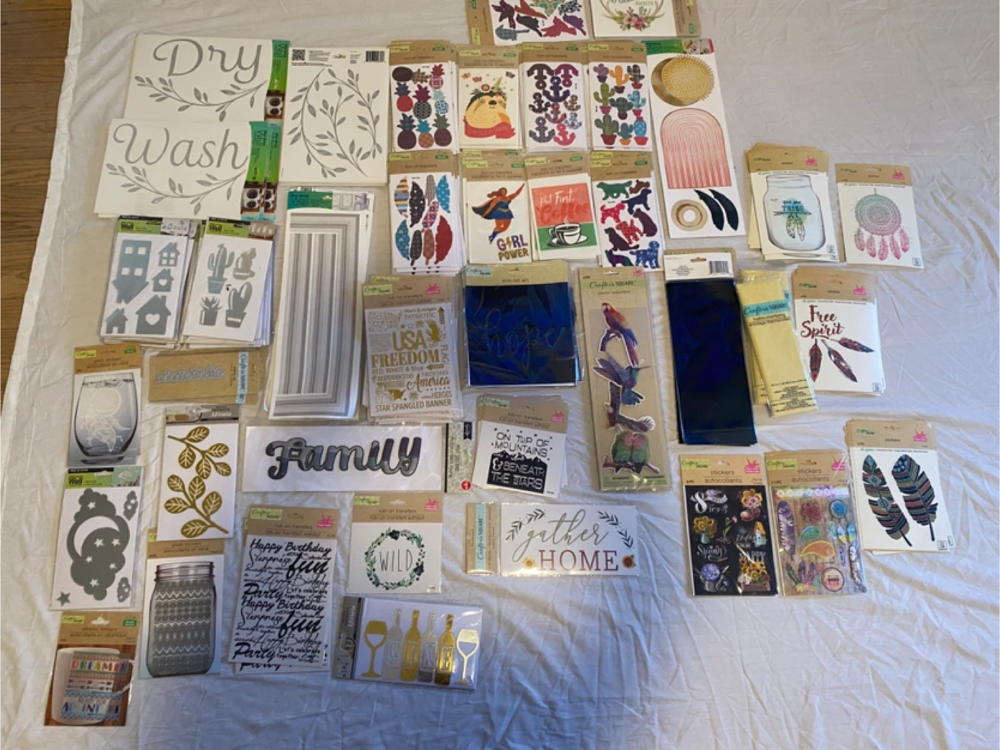 Craft Square Wall Decor Stickers & Iron-On Transfers - photo 2