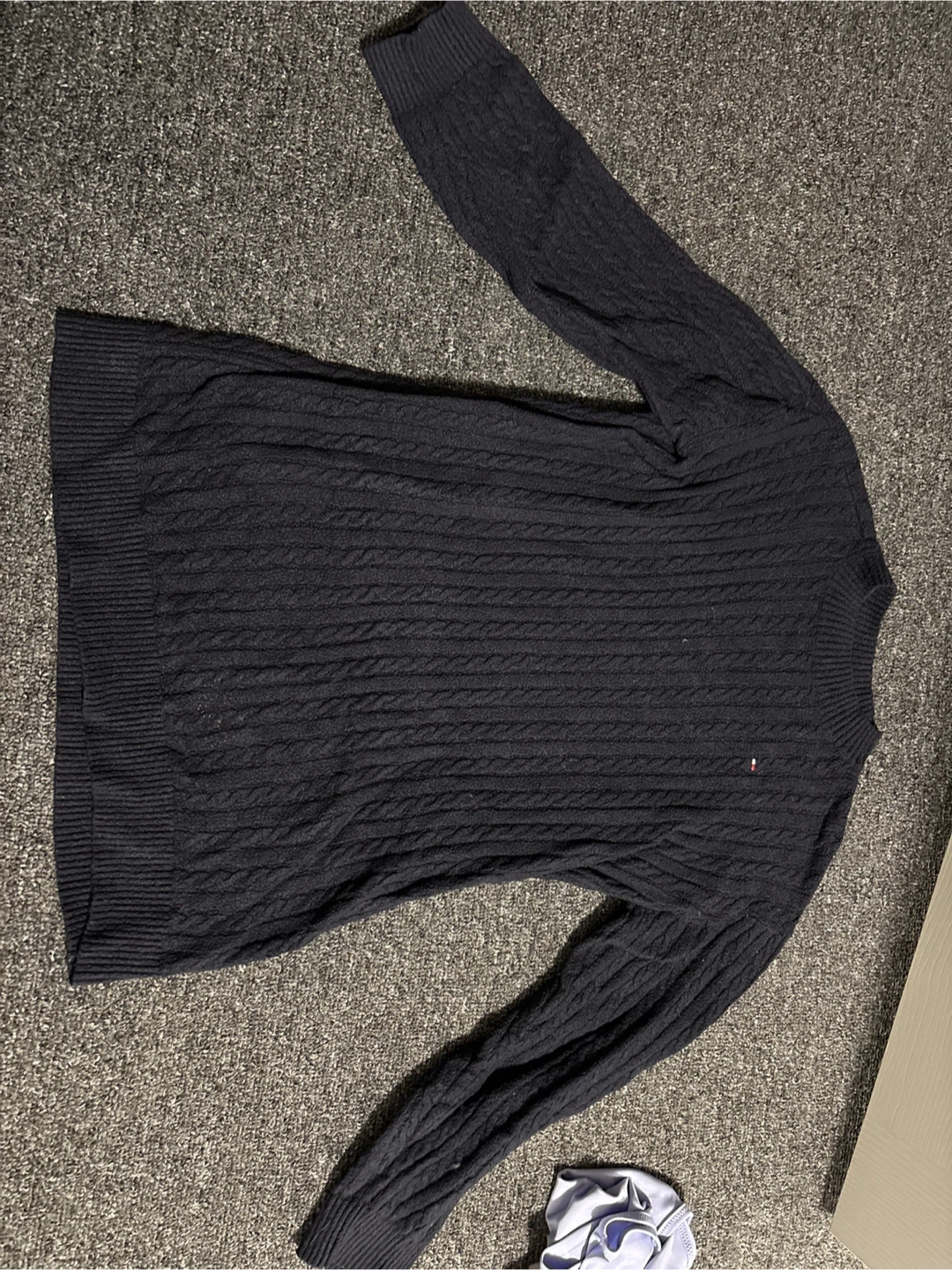 Tommy Hilfiger Cable Knit Sweater - Navy