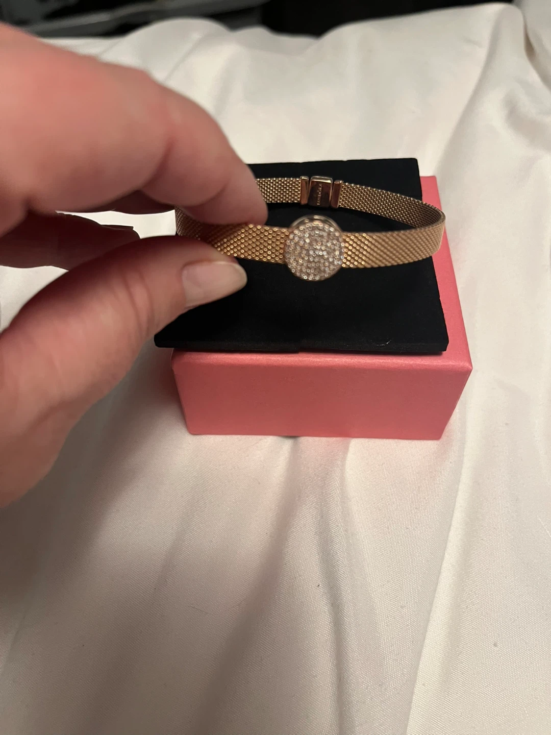 Pandora Rose Gold Mesh Bracelet