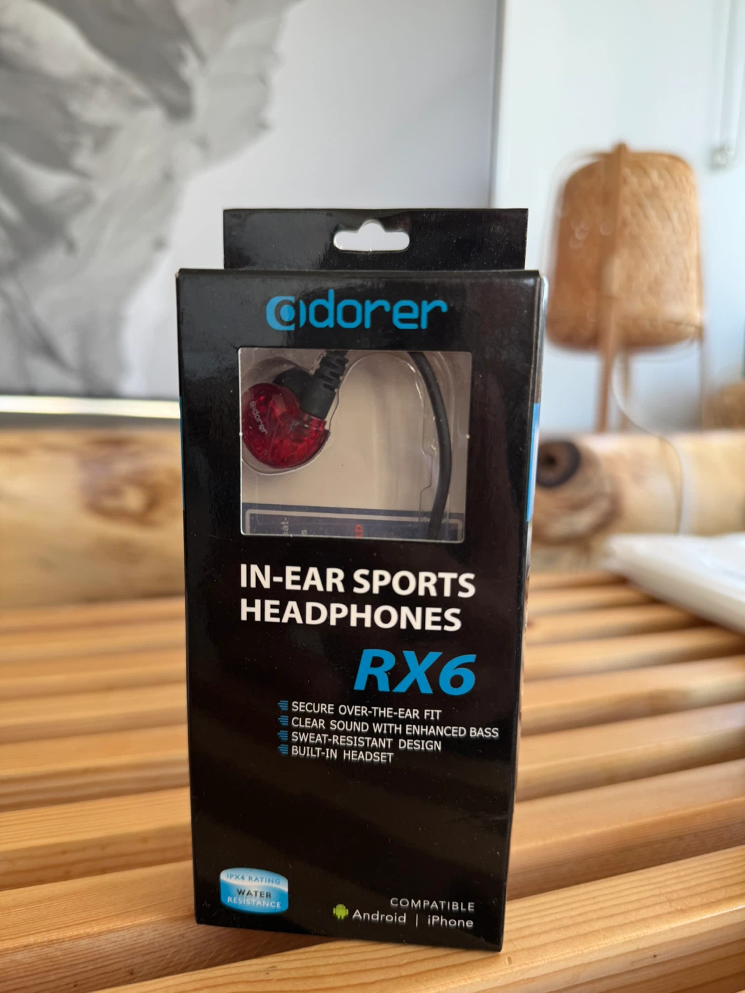 Adorer RX6 (red) In-Ear Sports Headphones - New