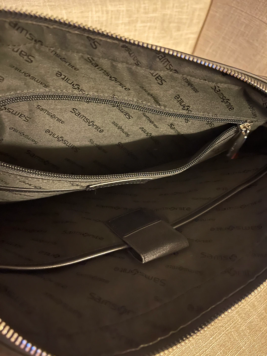 Samsonite Black Leather Briefcase - photo 3
