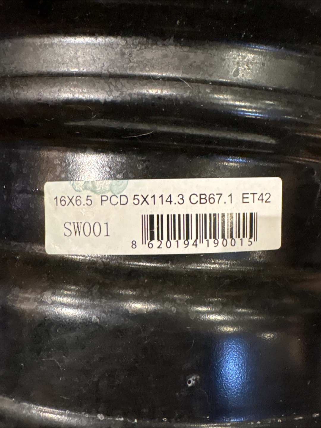 Steel Wheel Rim 16X6.5 PCD 5X114.3 - photo 3