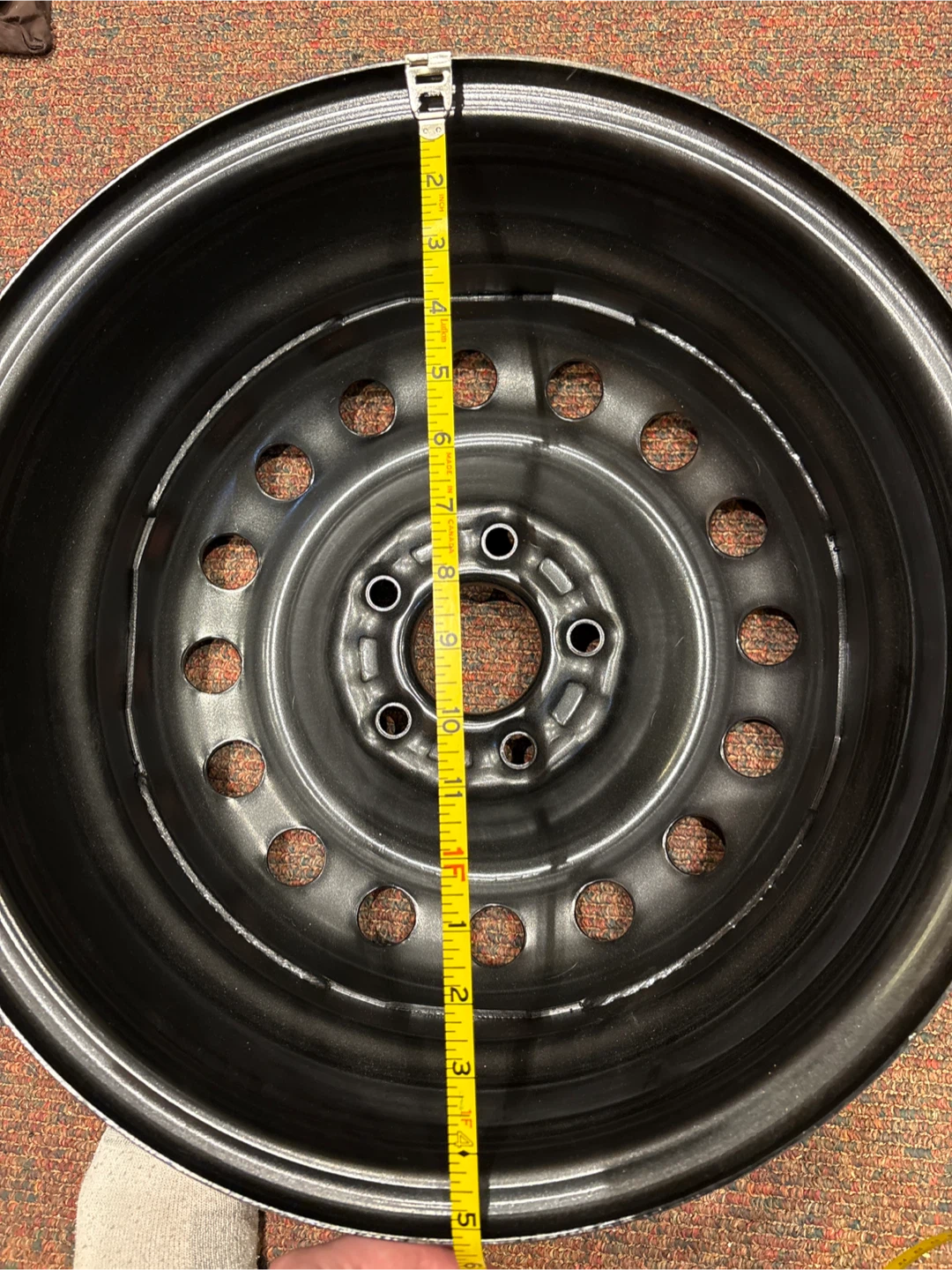 Steel Wheel Rim 16X6.5 PCD 5X114.3 - photo 2