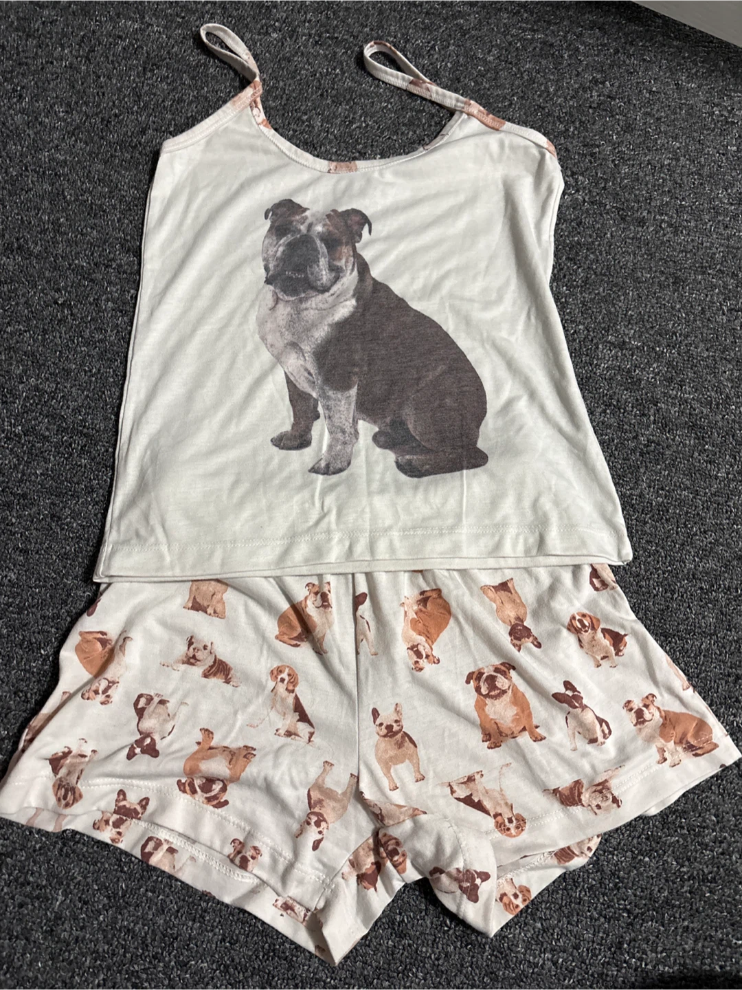 Dog Print Pajama Set