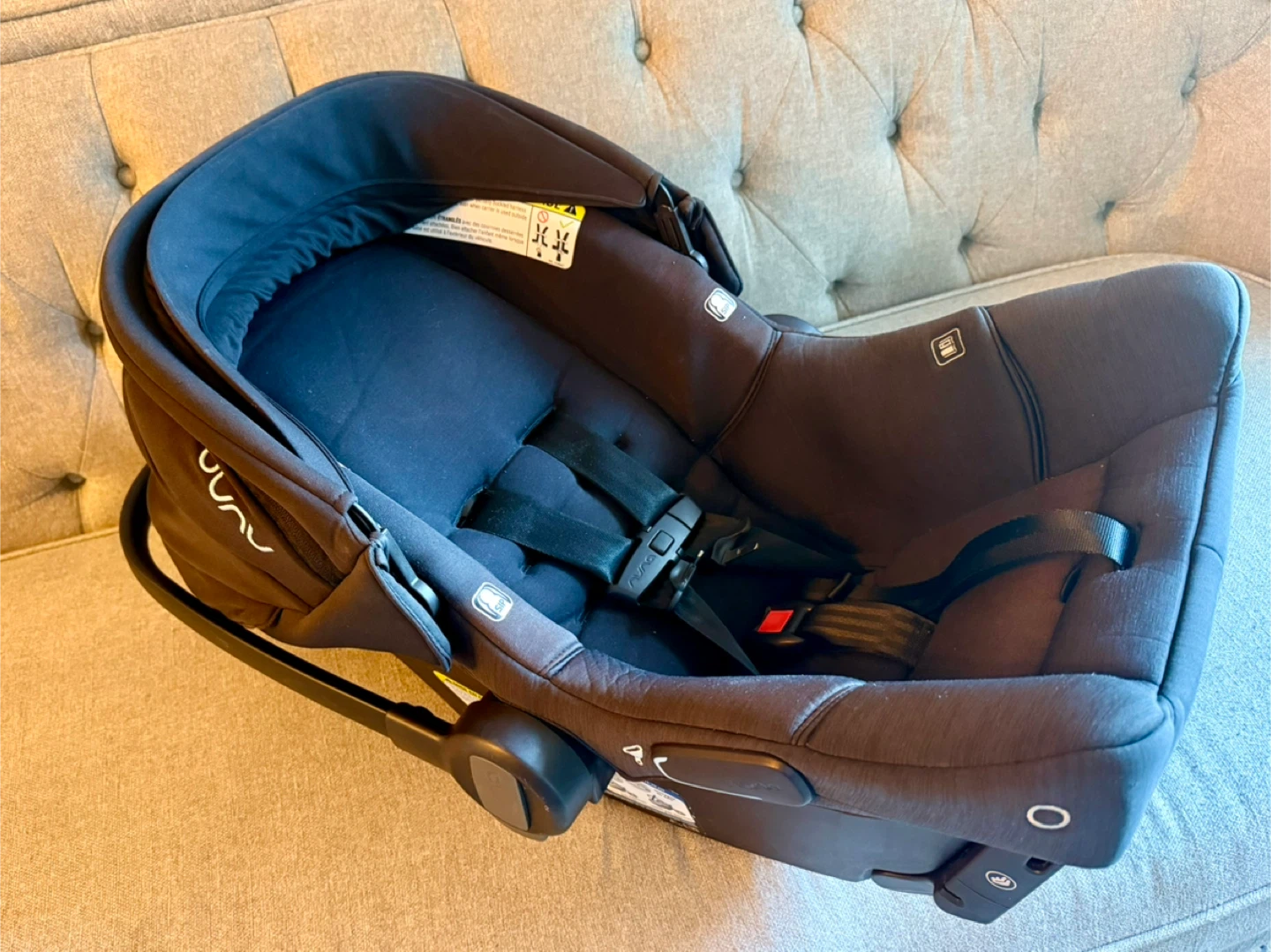 Nuna PIPA Urbn Infant Car Seat – Caviar (Black)