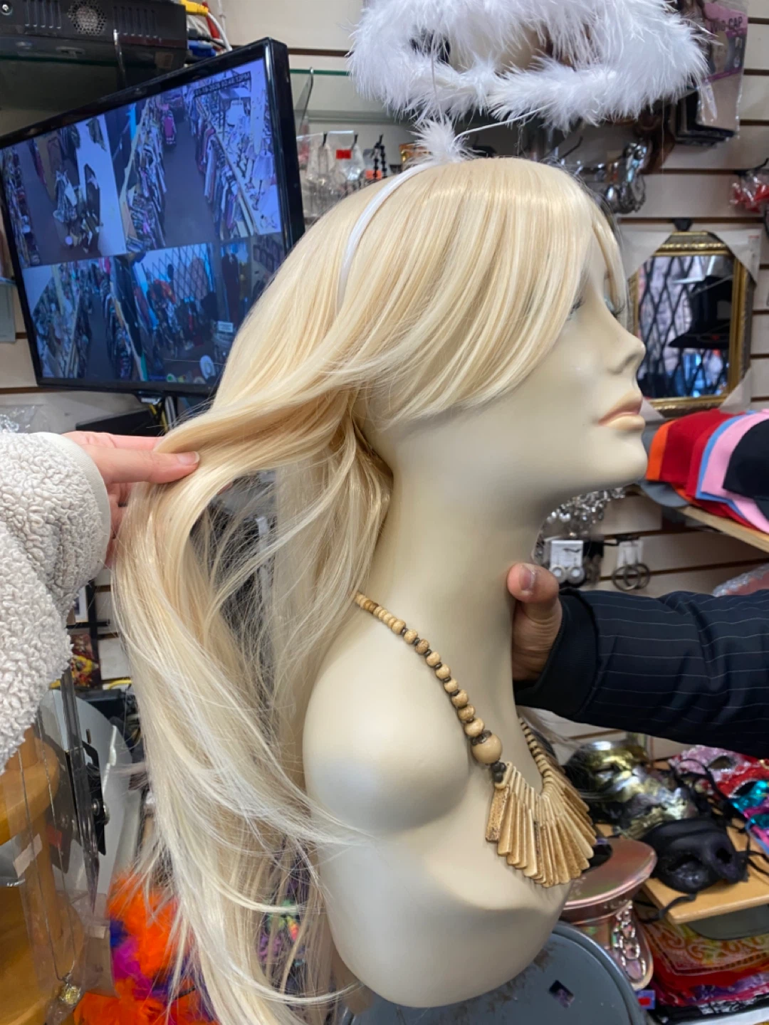Blonde Wig with Bangs - photo 2
