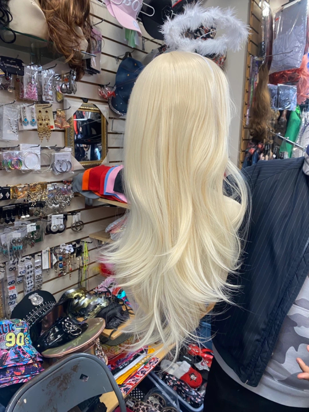 Blonde Wig with Bangs - photo 3
