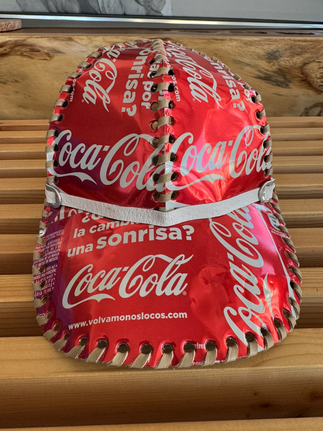 Coca-Cola Recycled Can Hat - handmade - photo 3