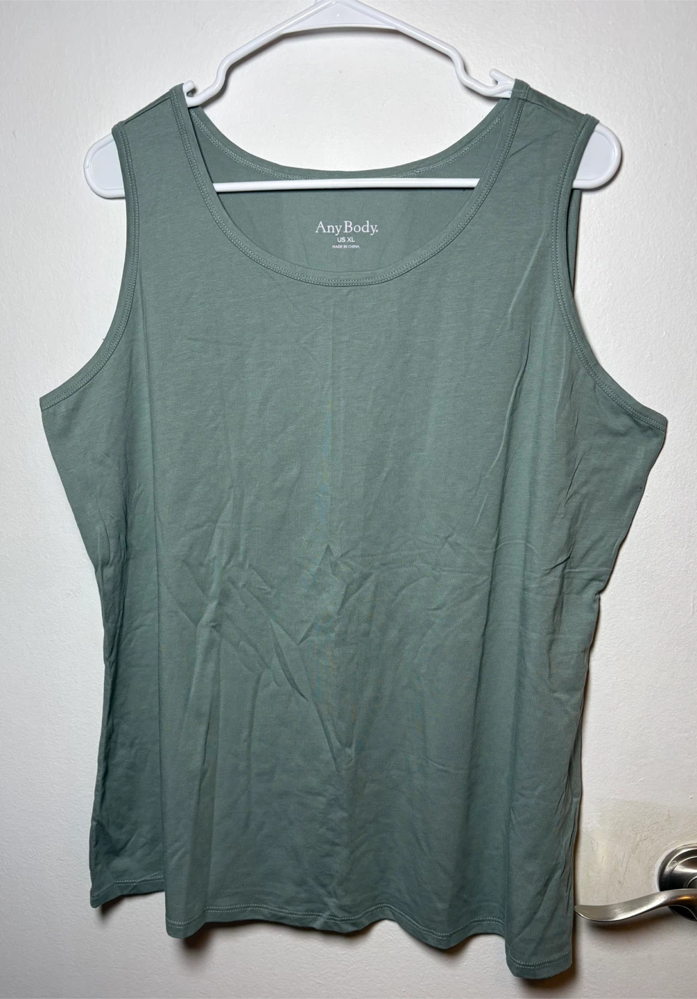AnyBody Tank Top - XL - Sage Green