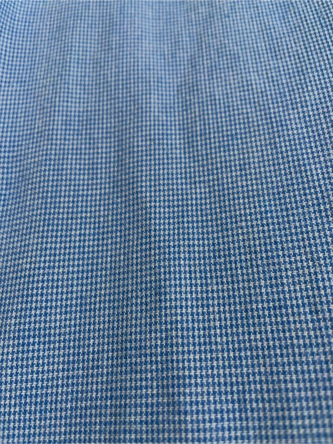 Club Monaco Slim Fit Houndstooth Blue Shirt, Men's Medium - photo 3