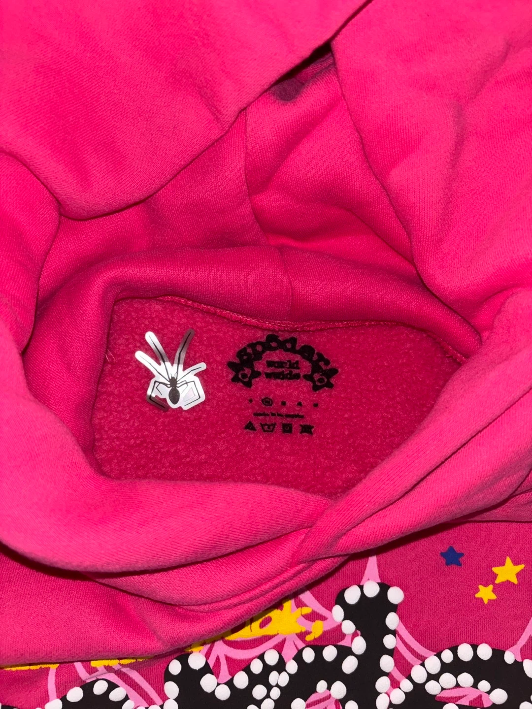 Sp5der Pink Hoodie - photo 2